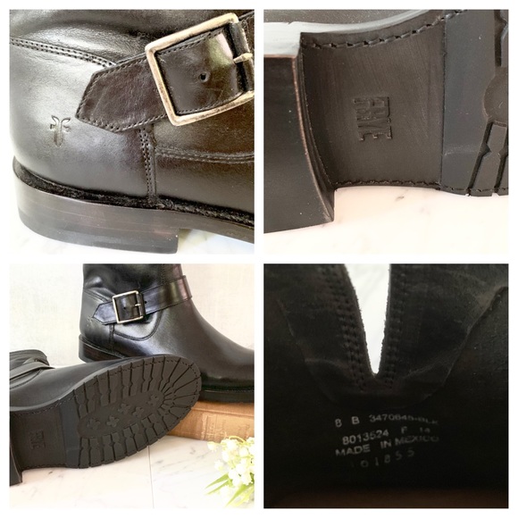 Frye Natalie Engineer Short Black - Picture 6 of 8